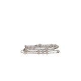 thumbnail Studs Sautoir necklace in phw rrp1620