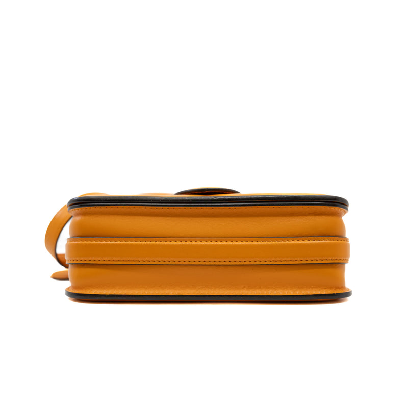 pont 9 with strap in smooth calfskin gold ghw - L'UXE LINK