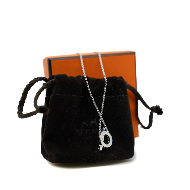 finesse Q diamond necklace in 18k wg #22k392xxx