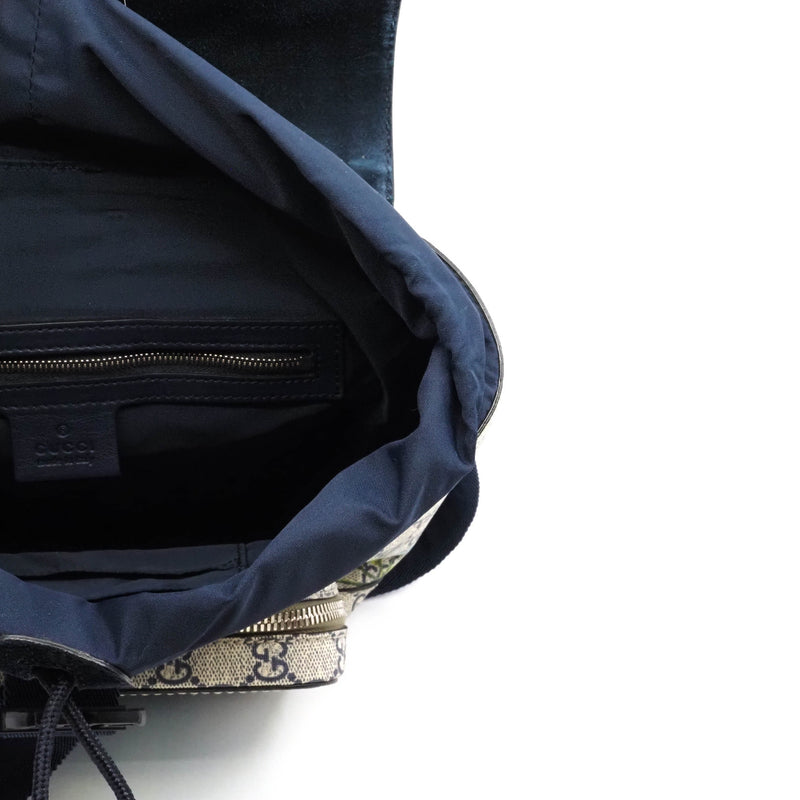 Gg Blooms Supreme Small Backpack in Blue - L'UXE LINK