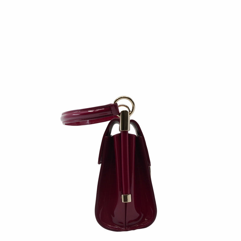 VIV' CARRÉ SHOULDER BAG SMALL LEATHER PINK - L'UXE LINK