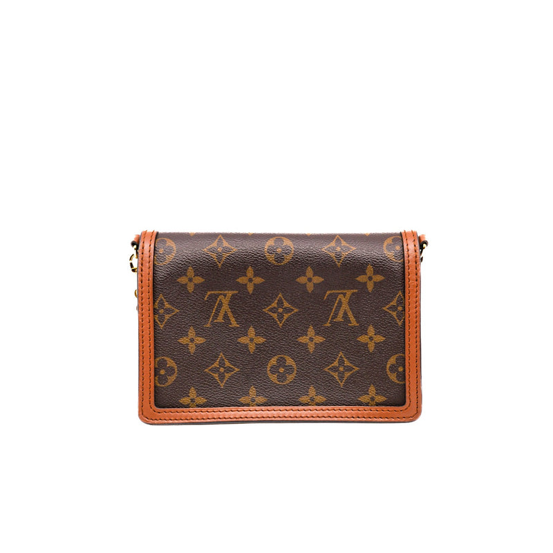 mini dauphine in monogram reverse canvas ghw #