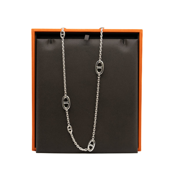 Farandole Sterling Silver Long Necklace 160 - L'UXE LINK