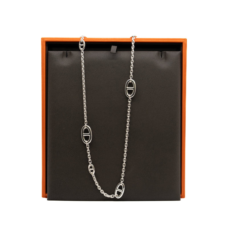 Farandole Sterling Silver Long Necklace 160 - L'UXE LINK