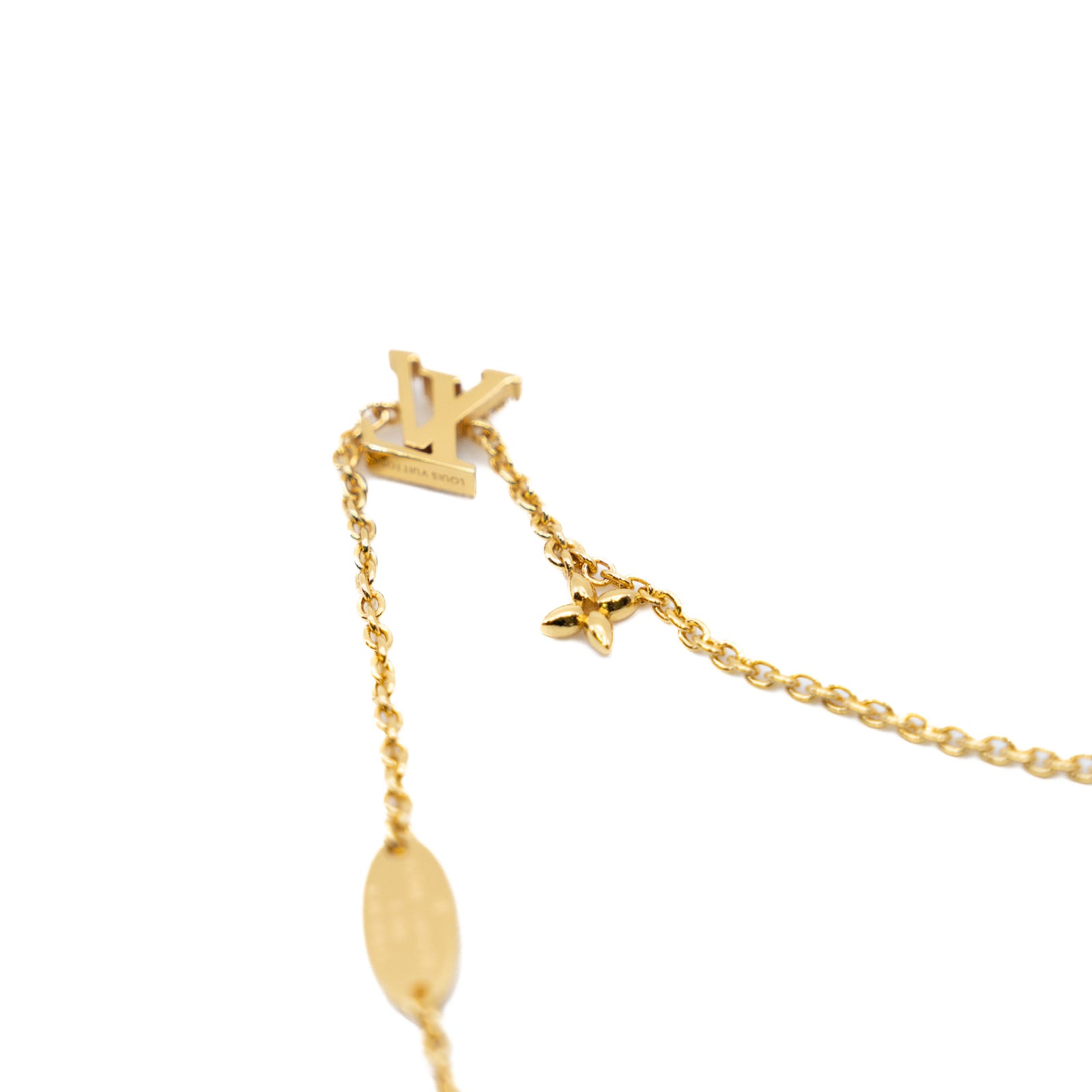 Gold Tone LV Iconic Bracelet – L'UXE LINK Gold Tone LV Iconic Bracelet – L'UXE LINK