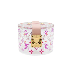 transparent box in plexiglass rose monogram ghw