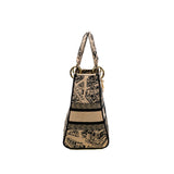 thumbnail medium Lady D-Lite Bag black&beige fabric