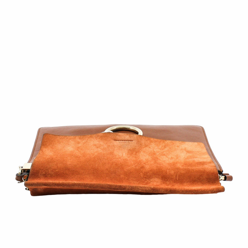 faye medium leather brown ghw - L'UXE LINK