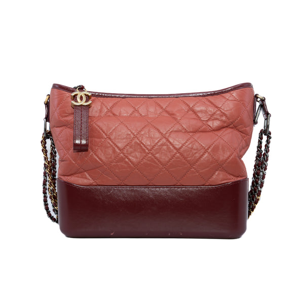 gabrielle medium in lambskin pumkin/red seri25 - L'UXE LINK