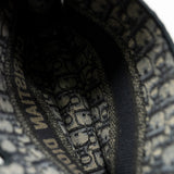 thumbnail mini book tote in blue dior oblique embroidery