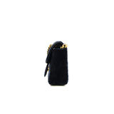 thumbnail GG marmont shoulder bag in black velvet ghw