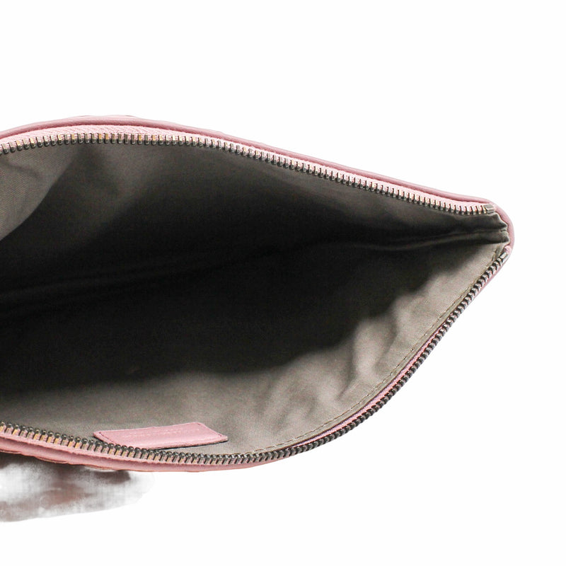 medium nude pink clutch shw - L'UXE LINK