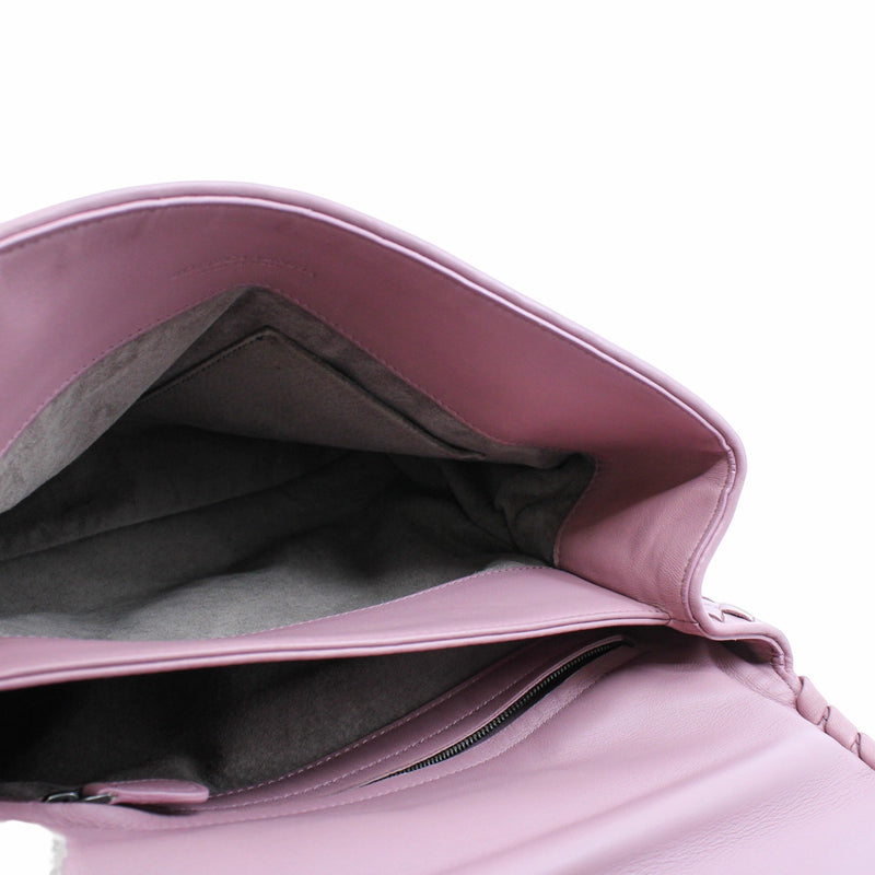CROSSBODY BAG  OLIMPIA LEATHER rose pink - L'UXE LINK