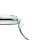 thumbnail cuir triomphe oval crossbody bag in light blue leather ghw