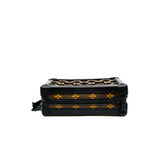 thumbnail vertical soft trunk in monogram/black suede black hw