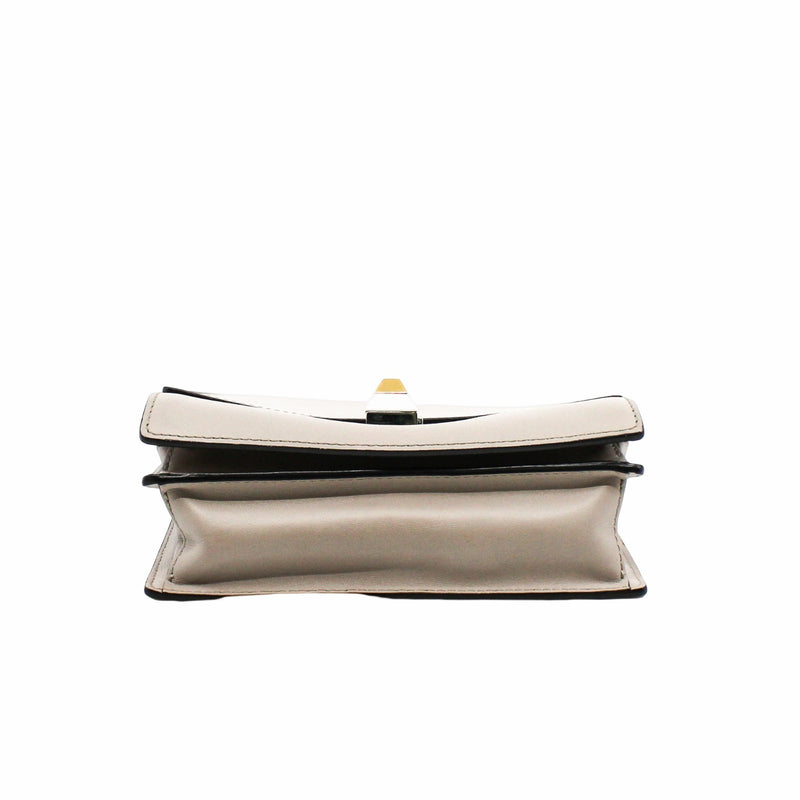 Kan I Shoulder Bag Small Calfskin grey - L'UXE LINK
