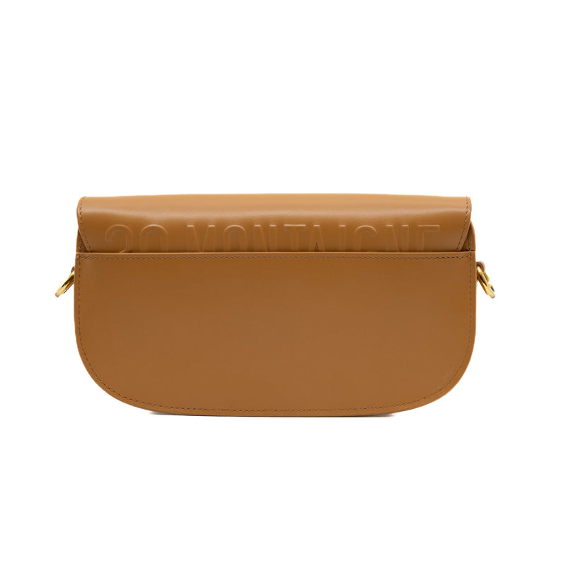 Bobby East-West Camel Box Calfskin Bag GHW