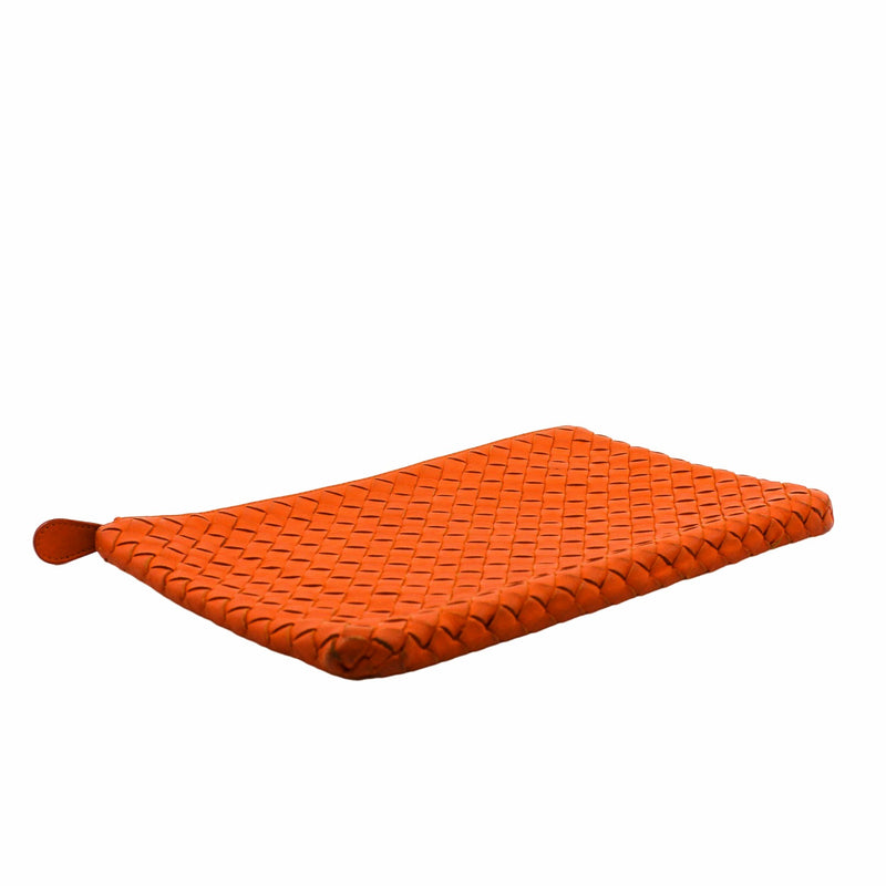 medium orange clutch shw - L'UXE LINK