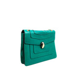 thumbnail large serpenti Forever Flap bag in green ghw