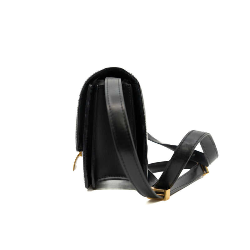 small box in black leather ghw