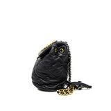 thumbnail 19 bag backpack in black lambskin seri UUXPXXXX