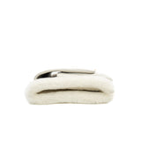 thumbnail medium flap bag light grey fur& calfskin ghw seri26