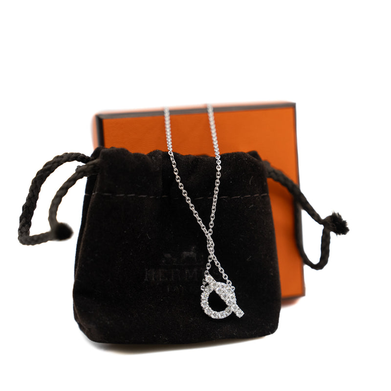 finesse Q diamond necklace in 18k wg #22k392xxx