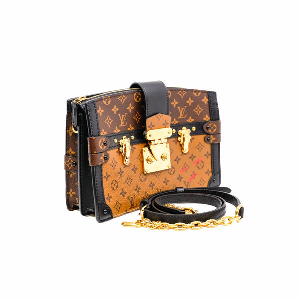 trunk cluth in monogram canvas ghw 2022+