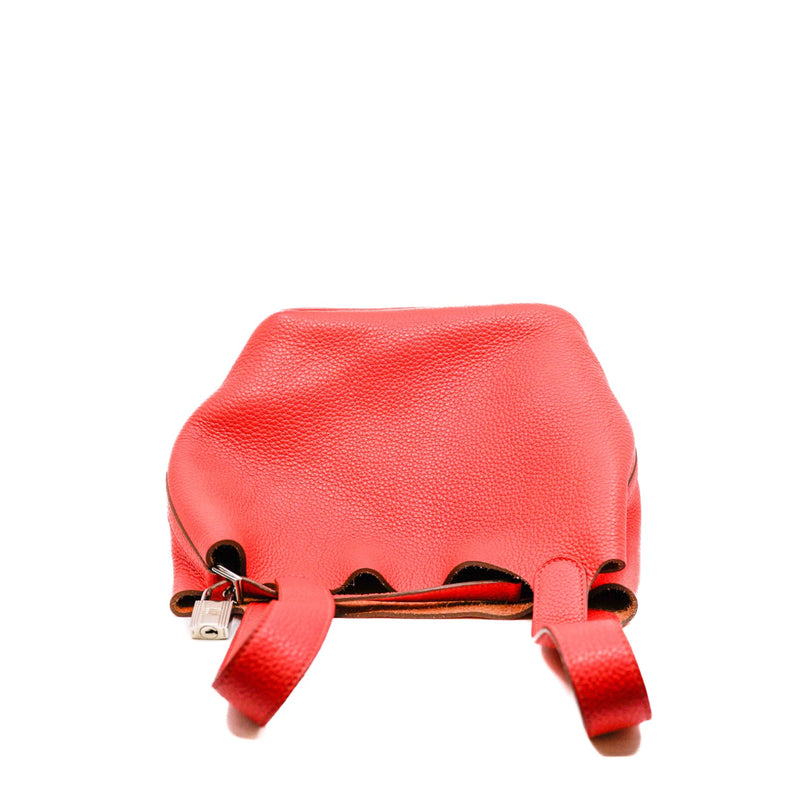 picotin 22cm in tc leather T5 Rose Jaipur  phw R stamp