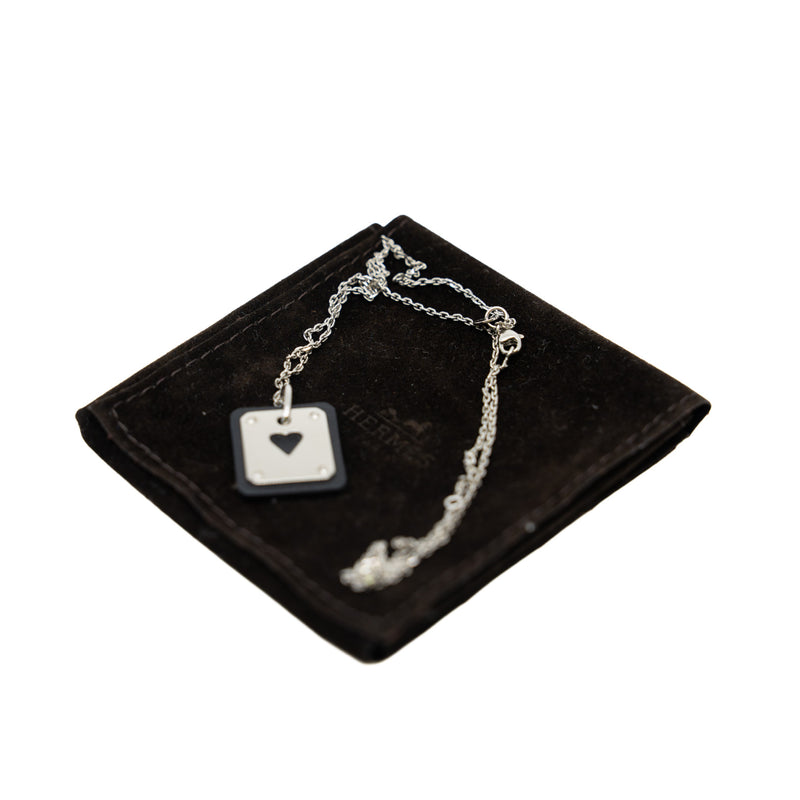 As de Coeur pendant small model black & phw