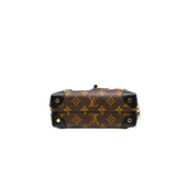thumbnail petite malle souple in monogram canvas black ghw