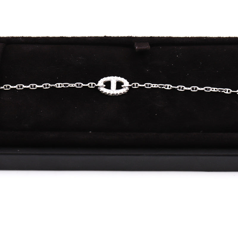 New Farandole diamond bracelet in 18k wg #21G31689 - L'UXE LINK