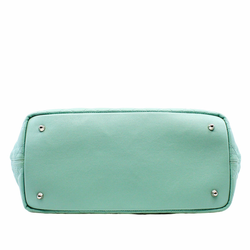 tote medium canvas light green phw - L'UXE LINK