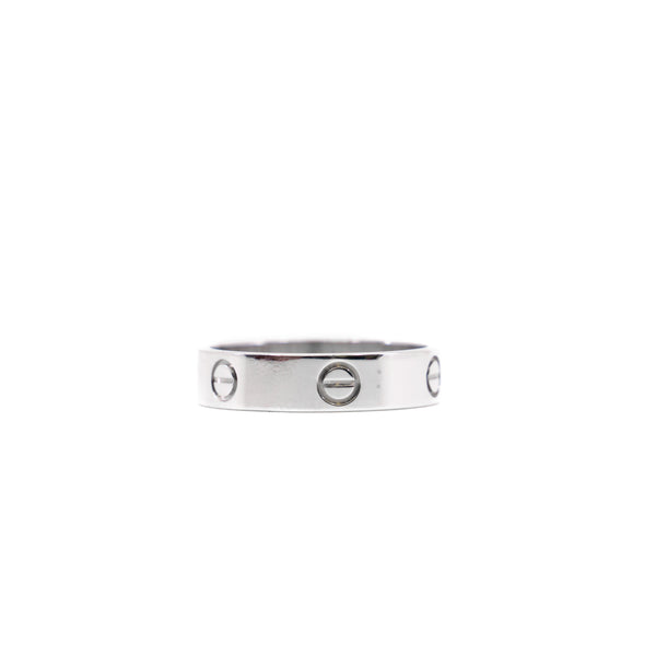 LOVE WEDDING BAND in 18k wg #65 - L'UXE LINK