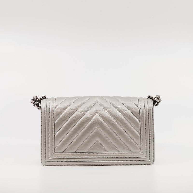 leboy  medium silver phw seri22 - L'UXE LINK