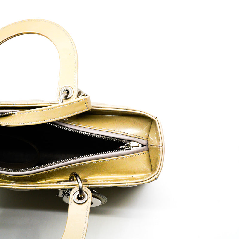 lady dior large patent grey - L'UXE LINK