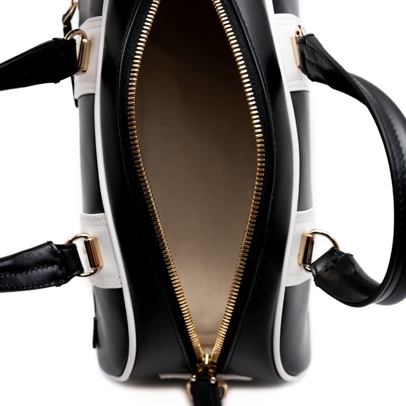 medium vibe classic bowling leathe black /white phw