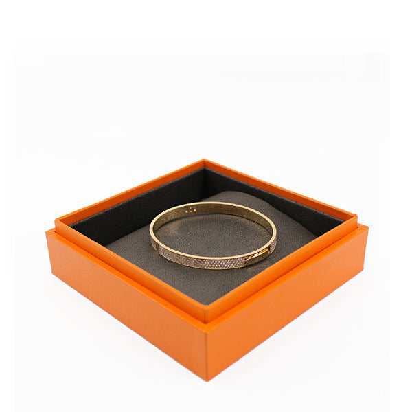 H d'Ancre bracelet 18k rg full diamonds