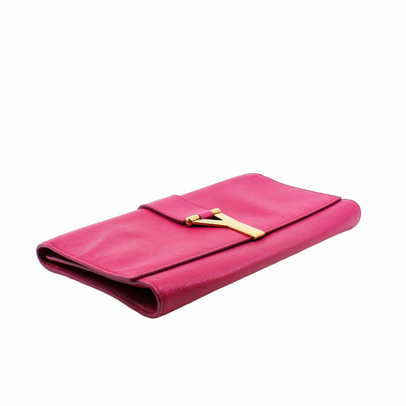 CLUTCH Y LOGO PINK GHW - L'UXE LINK