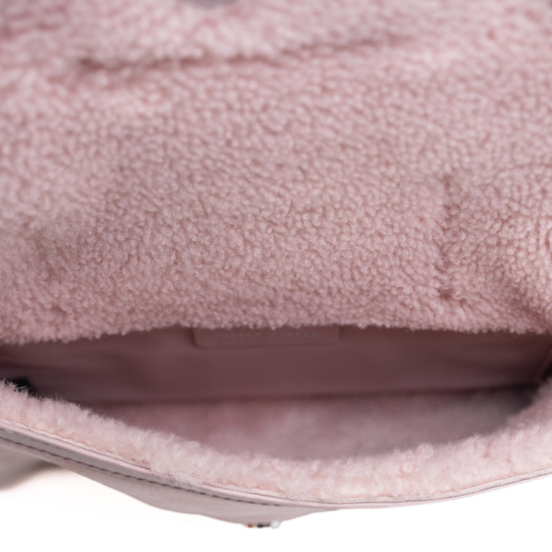 flap bag in fur pink phw - L'UXE LINK