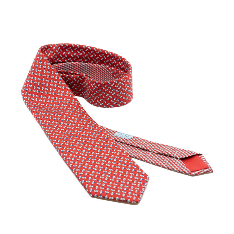 men tie with bee patent in red color - L'UXE LINK