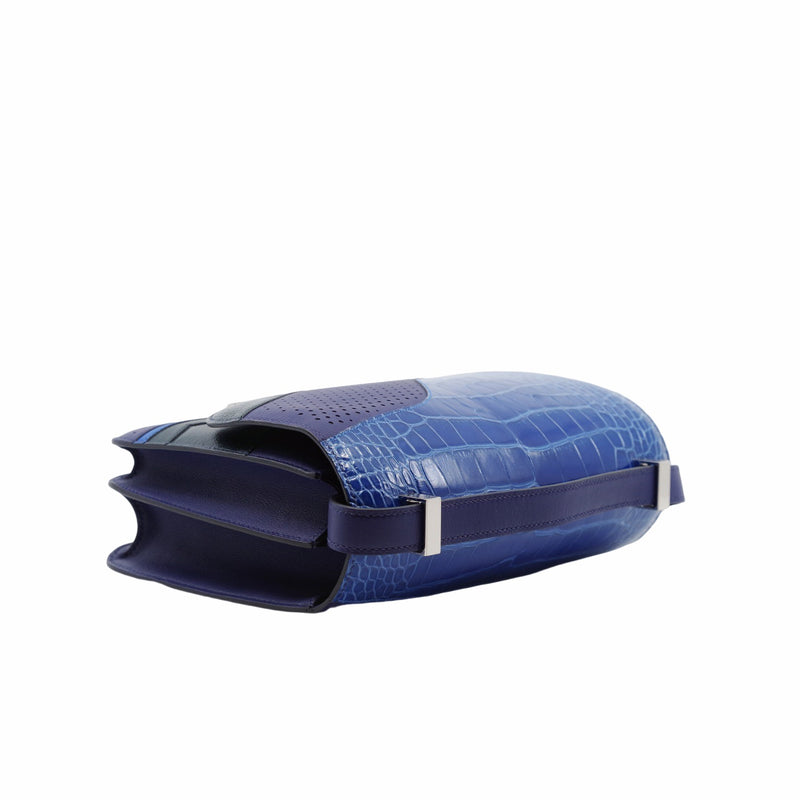 CONSTANCE 24 mix alligator navy purple SHW STAMP C - L'UXE LINK