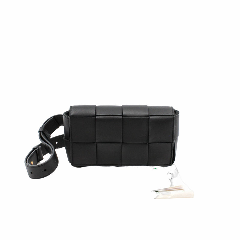 Belt Cassette bag leather black