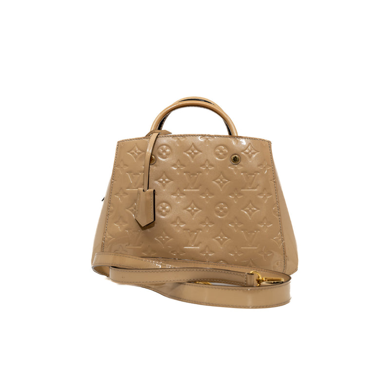 montaigne BB in patent beige ghw - L'UXE LINK