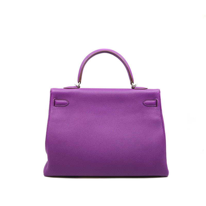 kelly 35cm togo purple phw R stamp - L'UXE LINK