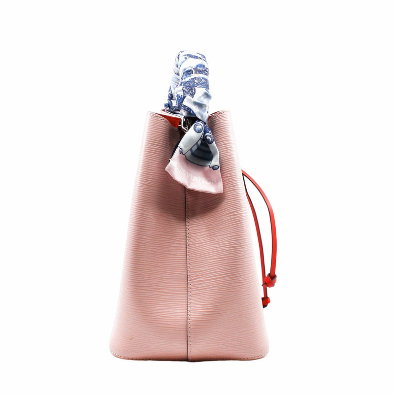 neo noe MM epi pink with twilly - L'UXE LINK
