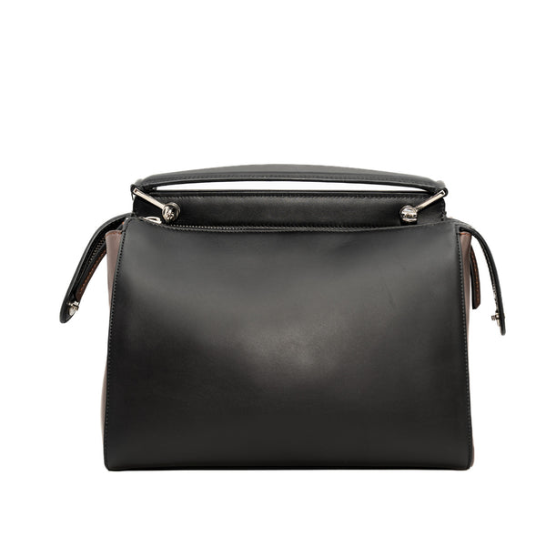 fendi shoulder bag with strap in Leather black/ winered phw