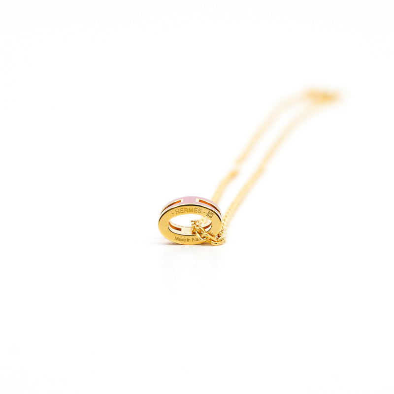 mini pop h necklace red ghw - L'UXE LINK