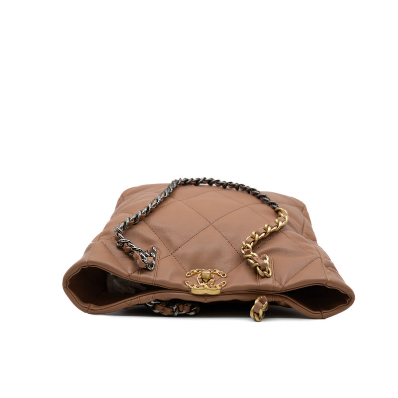 19 tote in calfskin brown ghw #EC1