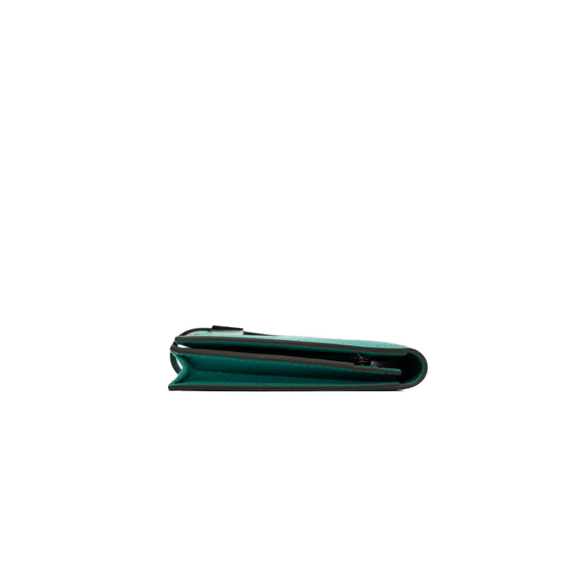 bearn long wallet in epsom U4 green phw D stamp - L'UXE LINK